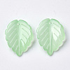 Transparent Spray Painted Glass Pendants GLAA-S054-006A-02-2