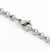 Rolo Chain Necklace for Men NJEW-F027-14-3.5mm-3