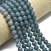 Natural Malaysia Jade Beads Strands G-L645-C01-8mm-09-3