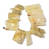 Natural Lemon Quartz(Heated) Beads Strands G-S386-D20-3