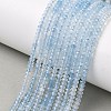 Natural Aquamarine Beads Strands G-P629-B01-01-2
