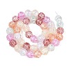 Transparent Crackle Glass Beads Strands GLAA-Q115-03B-2