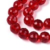 Transparent Glass Bead Strands GLAA-R095-12mm-27-3