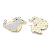 Alloy Enamel Pendants X-ENAM-A143-10KCG-04-2