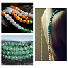 GOMAKERER 2 Strands Natural Chrysocolla and Lapis Lazuli Beads Strands G-GO0001-38B-6