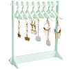 1 Set Coat Hanger Shaped Acrylic Earring Display Stands EDIS-CP0001-15B-1