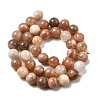 Round Natural Multi-Moonstone Beads Strands G-I176-09-10mm-3