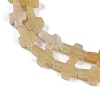 Natural Topaz Jade Beads Strands G-I369-A10-01-4