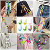 20Pcs UV Plating Opaque Acrylic European Beads OACR-TADJ0001-16J-6