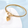 304 Stainless Steel Charm Bangles BJEW-K280-03G-3