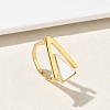 304 Stainless Steel Cuff Open Rings for Women RJEW-F207-03G-G-4