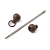 Plastic Beadable Keychain Bar for Jewelry Making DIY Crafts AJEW-C040-01E-1-2