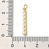 Rack Plating Brass Micro Pave Cubic Zirconia Pendants KK-I720-48G-3