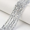 Electroplate Glass Beads Strands EGLA-A034-J8mm-M03-1