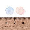 Transparent Plastic Bead Caps KY-Q005-02A-M01-4