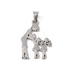 Non-Tarnish Mother's Day 304 Stainless Steel Pendants STAS-U002-05P-1