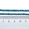 Dyed Synthetic Turquoise Beads Strands G-D356-A01-01-4
