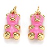 Real 18K Gold Plated Brass Pendants KK-L206-001H-G-1