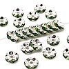 Brass Grade A Rhinestone Spacer Beads RSB030NF-10-1
