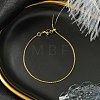 Brass Box Chain Bracelets for Women BJEW-G735-15G-02-3