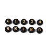 Opaque Acrylic Beads SACR-Q001-12B-2