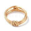 Brass Wire Wrap Finger Rings RJEW-TA00092-4