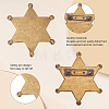 2Pcs Iron Blank Brooch Base Settings FIND-CY0002-11-6