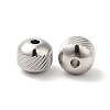 Non-Tarnish 201 Stainless Steel Bead STAS-H214-29D-P-1-2