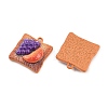 Baking Paint Zinc Alloy Pendants AL-CBA032C-03D-2