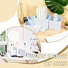 6Pcs 6 Sizes Plastic Buffet Food Cube Display Nesting Riser Stands ODIS-WH0086-220-5