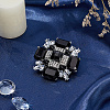 1Pc Tibetan Style Alloy Rhinestone Brooches JEWB-SP0001-16B-4