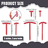 6Pcs 6 Styles Acrylic Depth Measuring Tools TOOL-BC0003-52-2