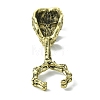 Skull Alloy Cigarette Holder Ring RJEW-K275-29AB-3