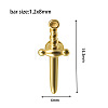 304 Stainless Steel Threadless Labret Stud WG1F35F-02-1