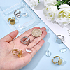 DIY Oval Finger Rings Making Kit DIY-BBC0003-16-3
