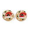 Christmas Handmade Lampwork Enamel Beads X1-LAMP-C020-03A-2