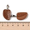 Synthetic Goldstone Pendants G-B127-01P-08-4