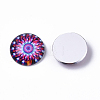 Glass Cabochons GGLA-R040-12mm-08-3