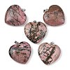 Natural Rhodonite Pendants GG-K002-12A-07-1