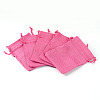 Polyester Imitation Burlap Packing Pouches Drawstring Bags X-ABAG-R005-9x12-08-2