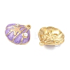 304 Stainless Steel Enamel Pendants STAS-Q119-27G-03-2