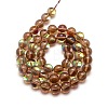 Synthetic Moonstone Beads Strands LS-G-F143-8mm-08-2