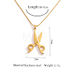 304 Stainless Steel Pendant Necklaces WGB72CB-04-1