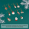 DIY Christmas Earring Making Kits DIY-TA0002-86-12