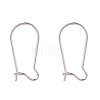 925 Sterling Silver Hoop Earrings Findings STER-S002-55A-01-1