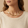 304 Stainless Steel Mini Multiple Charm Necklaces for Women WGEADAB-02-2