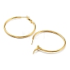 Ion Plating(IP) 316 Surgical Stainless Steel Hoop Earrings for Women EJEW-C053-08A-G-2