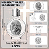 12Pcs Glass Empty Holy Water Bottles for Religious AJEW-GA0008-90B-AS-2