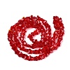 Transparent Glass Beads Strands GLAA-Q118-01A-B10-2
