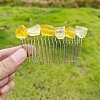 Gemstone Hair Combs PW-WGB2E73-02-1